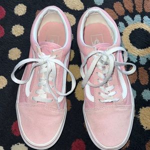 Womens pink vans size 8